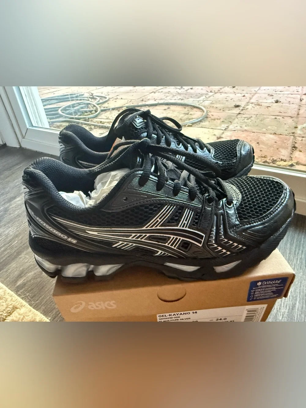 ASICS Gel Kayano 14 Black/Pure Silver